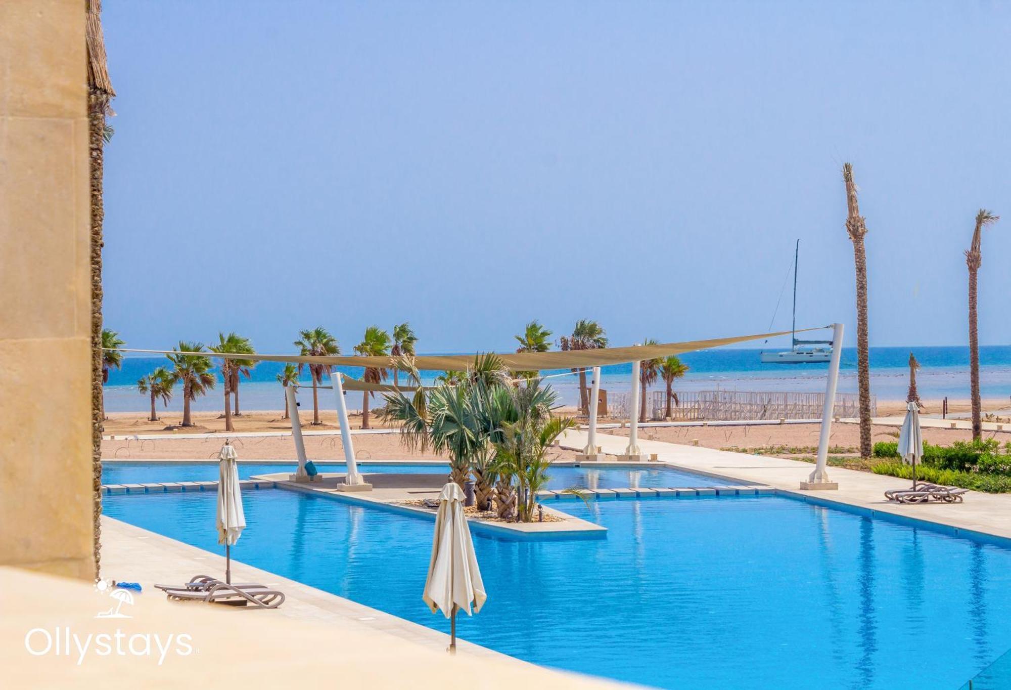 Ollystays Mangroovy Seaview 1Br Beach And Pool Free Access フルガダ エクステリア 写真