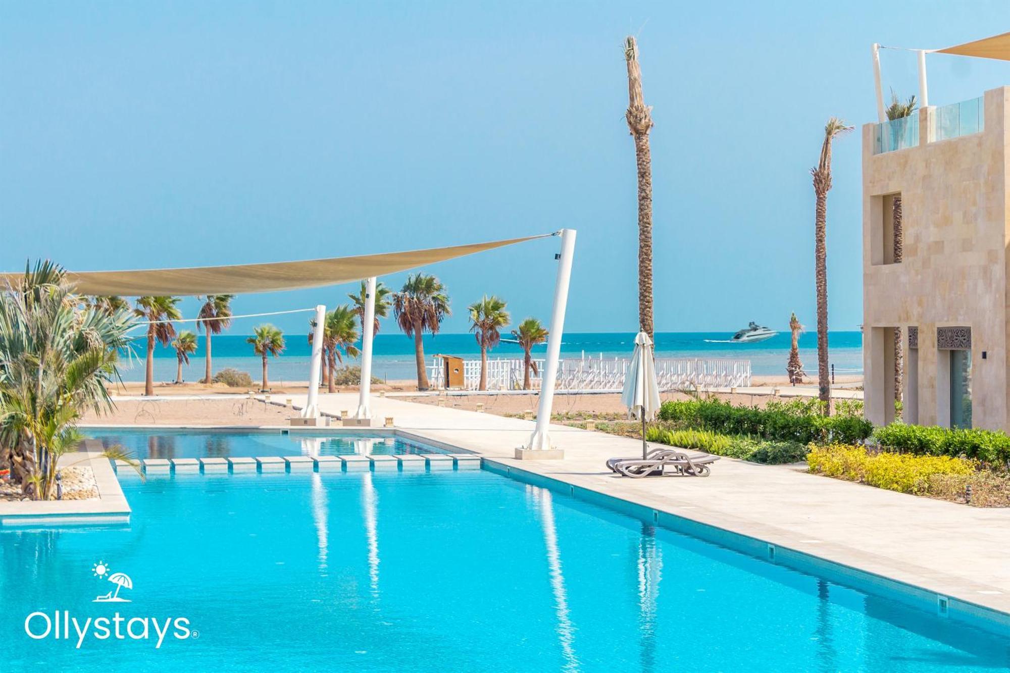 Ollystays Mangroovy Seaview 1Br Beach And Pool Free Access フルガダ エクステリア 写真