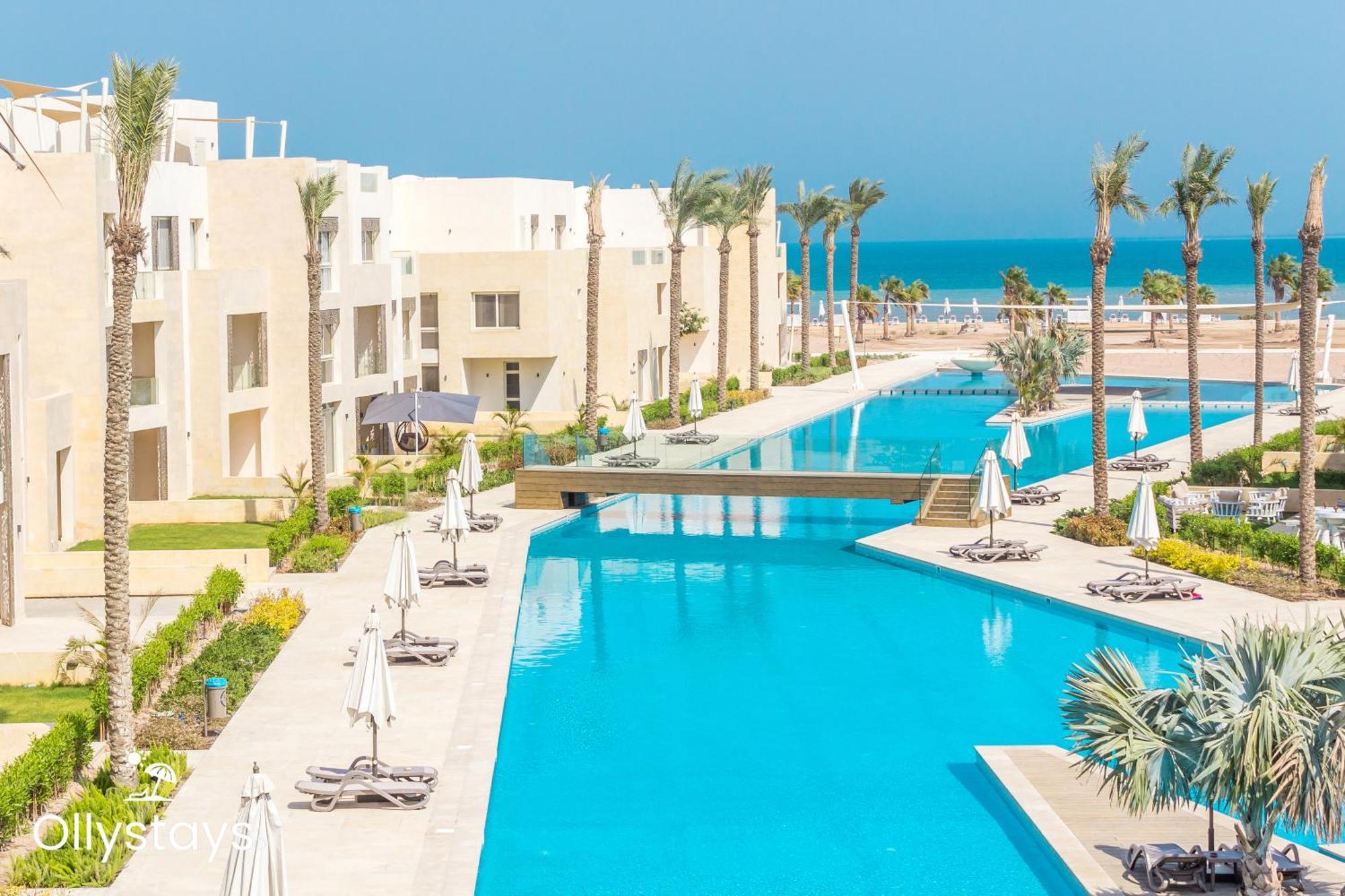 Ollystays Mangroovy Seaview 1Br Beach And Pool Free Access フルガダ エクステリア 写真